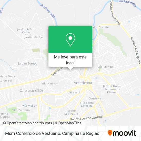 Msm Comércio de Vestuario mapa