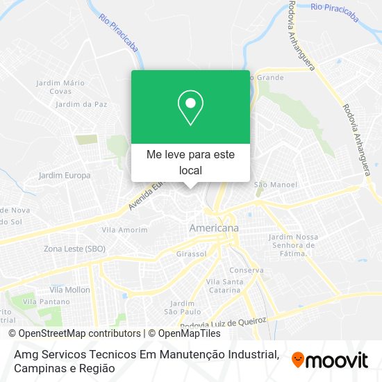 Amg Servicos Tecnicos Em Manutenção Industrial mapa