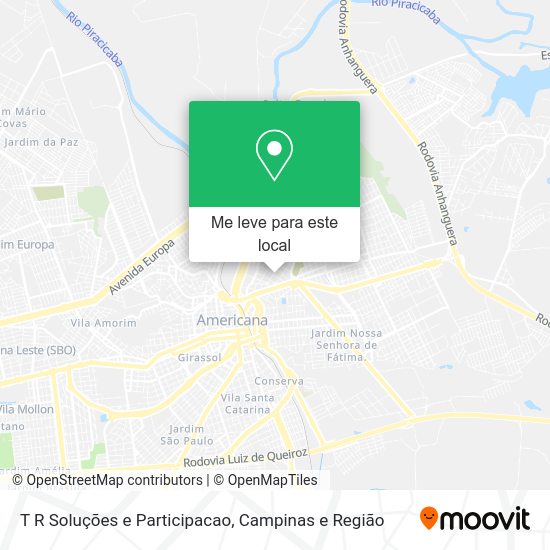 T R Soluções e Participacao mapa