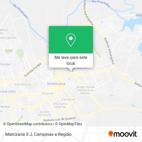 Matrizaria 3 J mapa