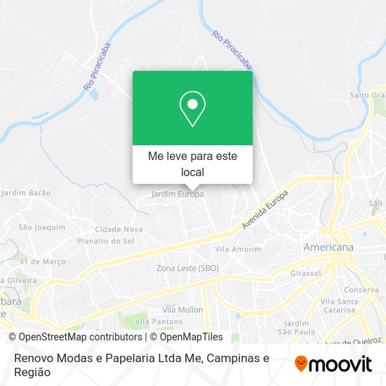 Renovo Modas e Papelaria Ltda Me mapa