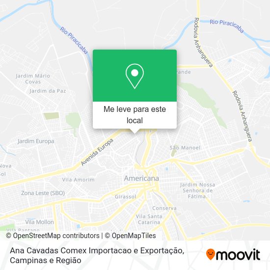 Ana Cavadas Comex Importacao e Exportação mapa