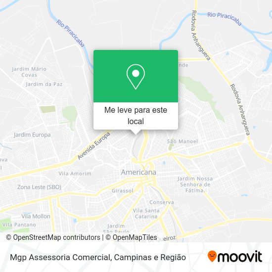 Mgp Assessoria Comercial mapa