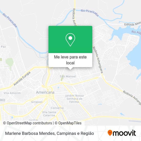Marlene Barbosa Mendes mapa
