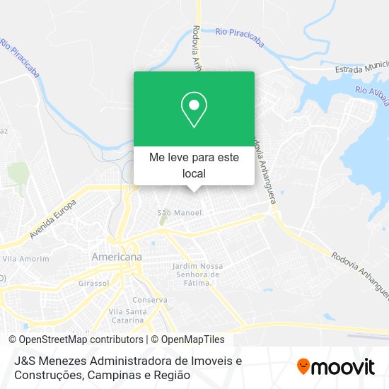 J&S Menezes Administradora de Imoveis e Construções mapa