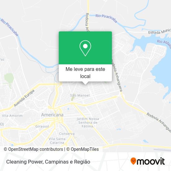 Cleaning Power mapa