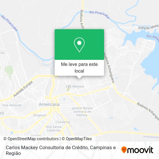 Carlos Mackey Consultoria de Crédito mapa