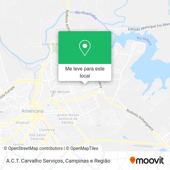 A.C.T. Carvalho Serviços mapa