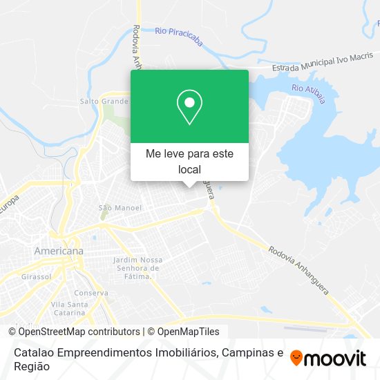 Catalao Empreendimentos Imobiliários mapa
