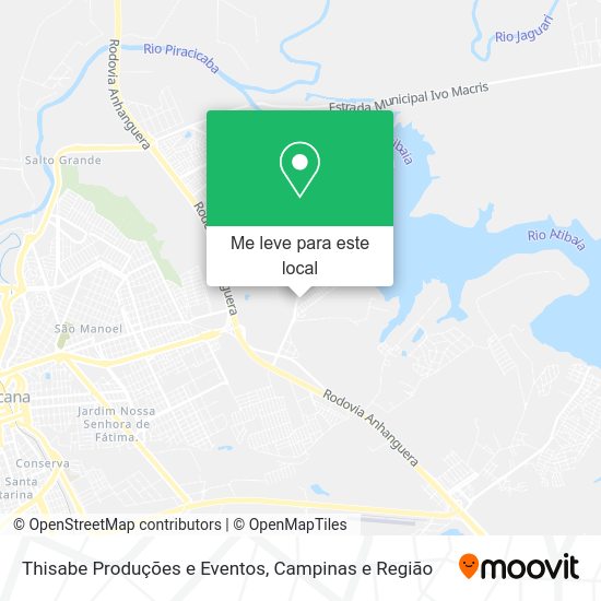 Thisabe Produções e Eventos mapa