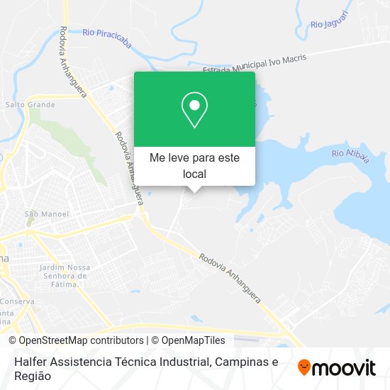 Halfer Assistencia Técnica Industrial mapa