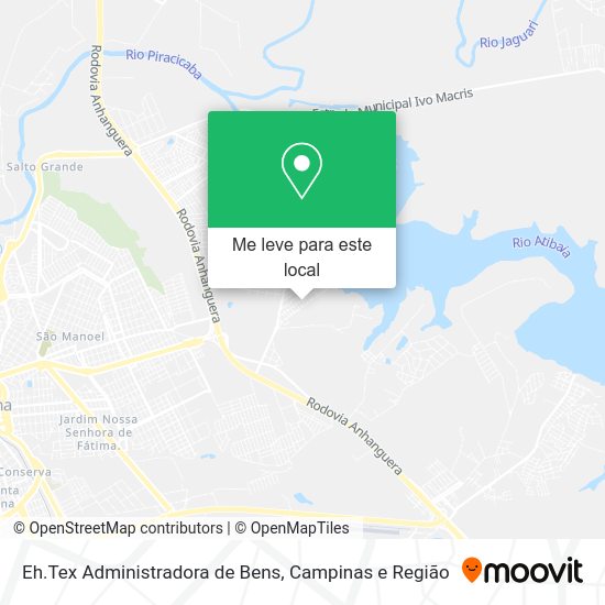 Eh.Tex Administradora de Bens mapa