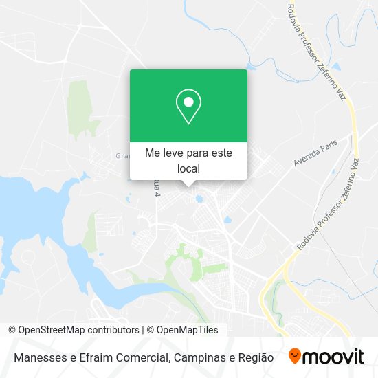 Manesses e Efraim Comercial mapa