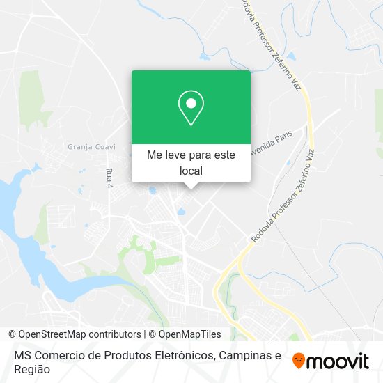 MS Comercio de Produtos Eletrônicos mapa