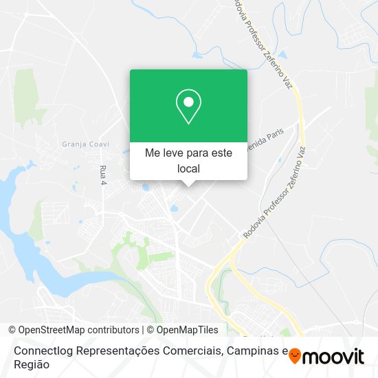 Connectlog Representações Comerciais mapa