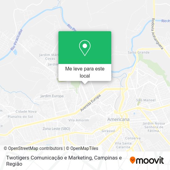 Twotigers Comunicação e Marketing mapa