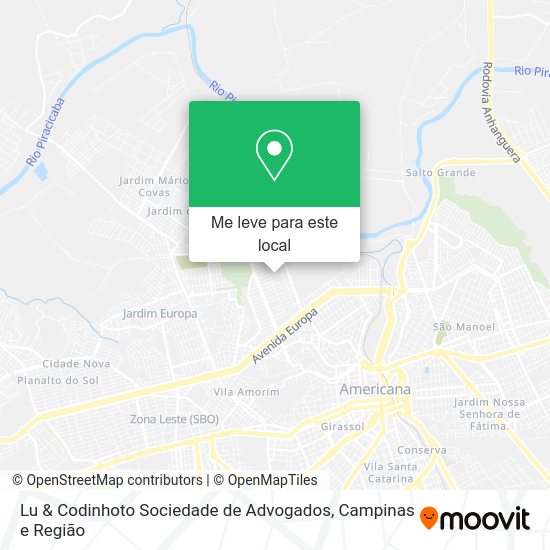 Lu & Codinhoto Sociedade de Advogados mapa