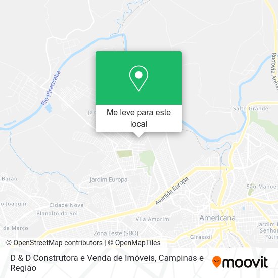 D & D Construtora e Venda de Imóveis mapa