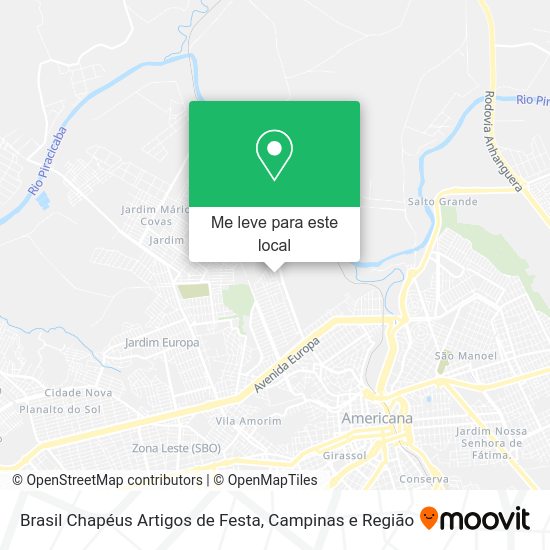 Brasil Chapéus Artigos de Festa mapa