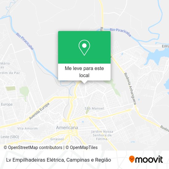 Lv Empilhadeiras Elétrica mapa