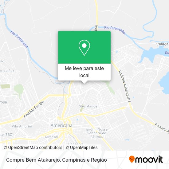 Compre Bem Atakarejo mapa