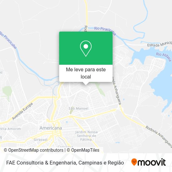 FAE Consultoria & Engenharia mapa