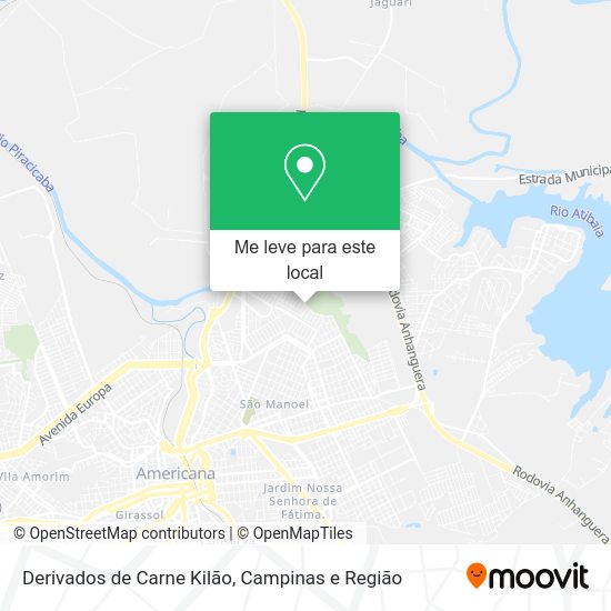 Derivados de Carne Kilão mapa