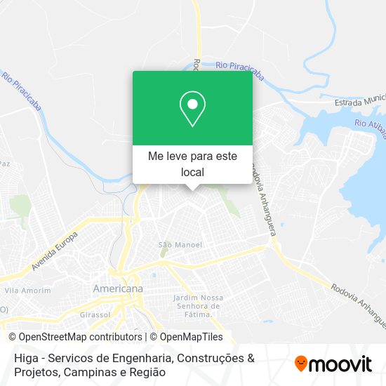 Higa - Servicos de Engenharia, Construções & Projetos mapa