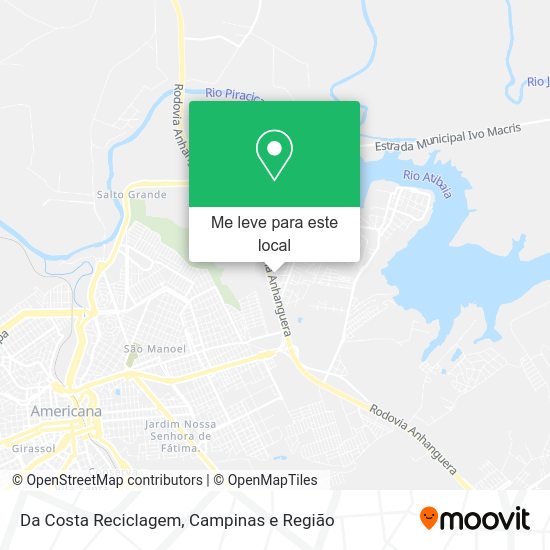 Da Costa Reciclagem mapa