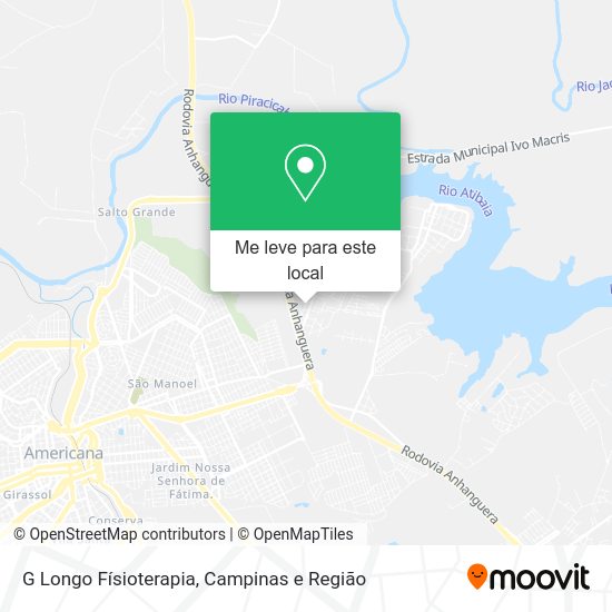 G Longo Físioterapia mapa