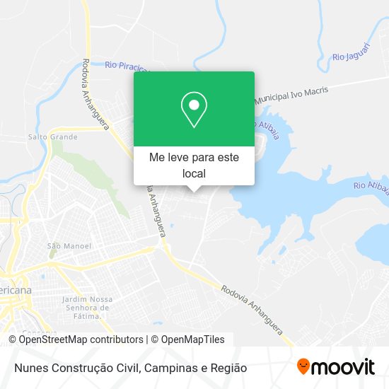 Nunes Construção Civil mapa