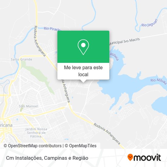 Cm Instalações mapa