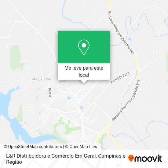 L&R Distribuidora e Comércio Em Geral mapa