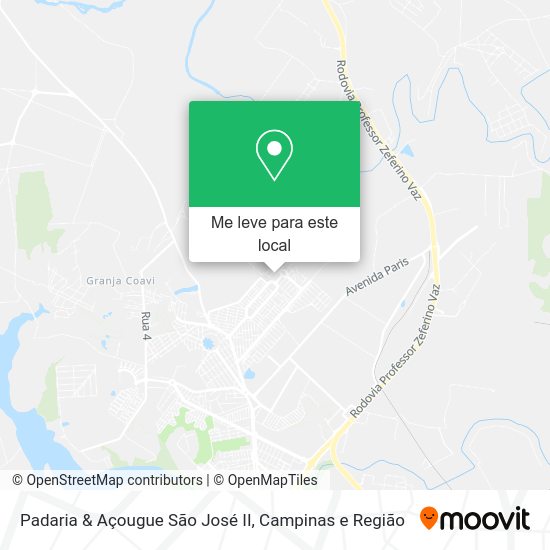 Padaria & Açougue São José II mapa