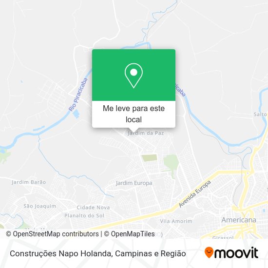 Construções Napo Holanda mapa