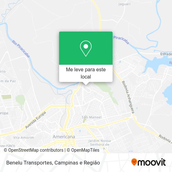 Benelu Transportes mapa