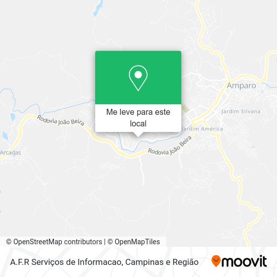 A.F.R Serviços de Informacao mapa