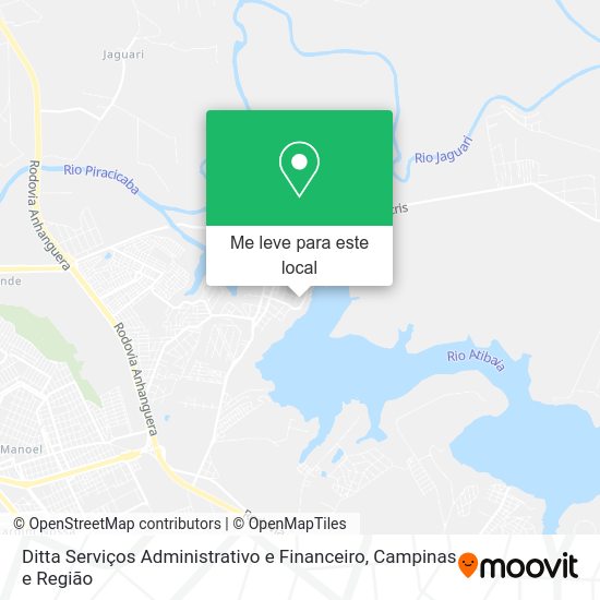 Ditta Serviços Administrativo e Financeiro mapa