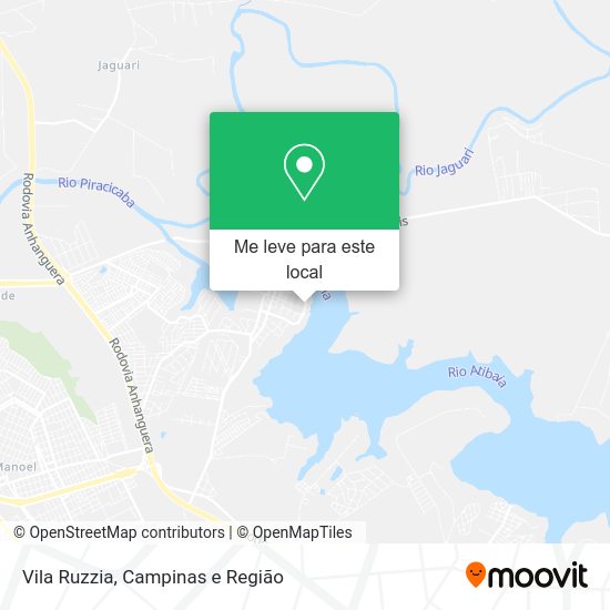 Vila Ruzzia mapa