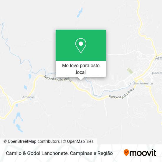 Camilo & Godói Lanchonete mapa