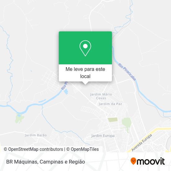 BR Máquinas mapa