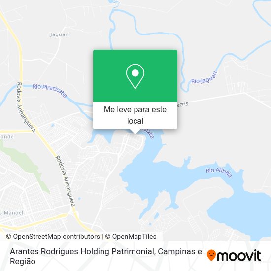 Arantes Rodrigues Holding Patrimonial mapa