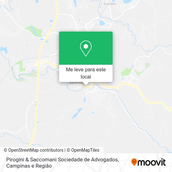 Pirogini & Saccomani Sociedade de Advogados mapa