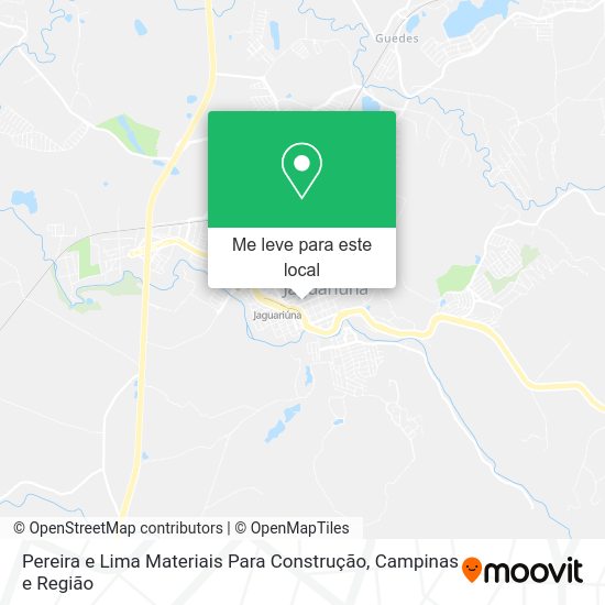 Pereira e Lima Materiais Para Construção mapa