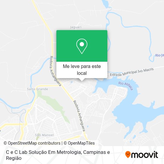 C e C Lab Solução Em Metrologia mapa