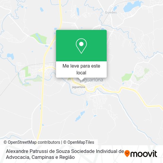Alexandre Patrussi de Souza Sociedade Individual de Advocacia mapa