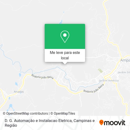 D. G. Automação e Instalacao Eletrica mapa