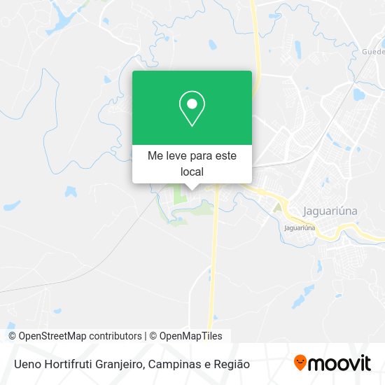 Ueno Hortifruti Granjeiro mapa