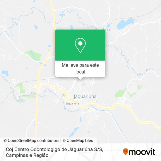 Coj Centro Odontologigo de Jaguariúna S / S mapa