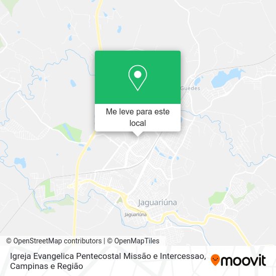 Igreja Evangelica Pentecostal Missão e Intercessao mapa